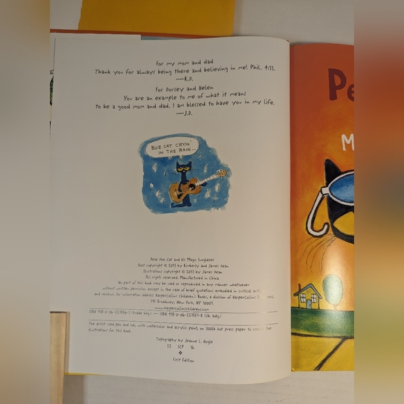 2 1st Edition Pete The Cat Hardback Books plus 36 Bookmarks Full Color Books New - Picture 8 of 14
